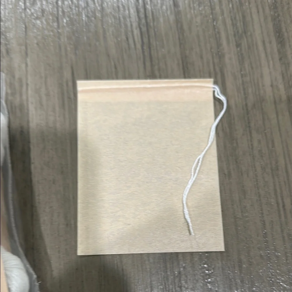 Beige Jewelry Pouch with Drawstring - perfect for jewelry sellers to pack up